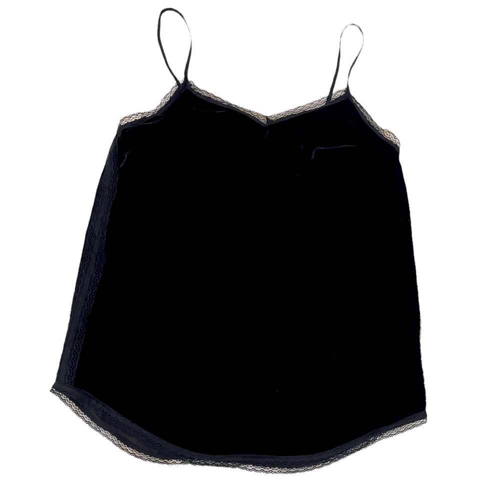 Who What Wear Target Brand velvet black Tank cami size m